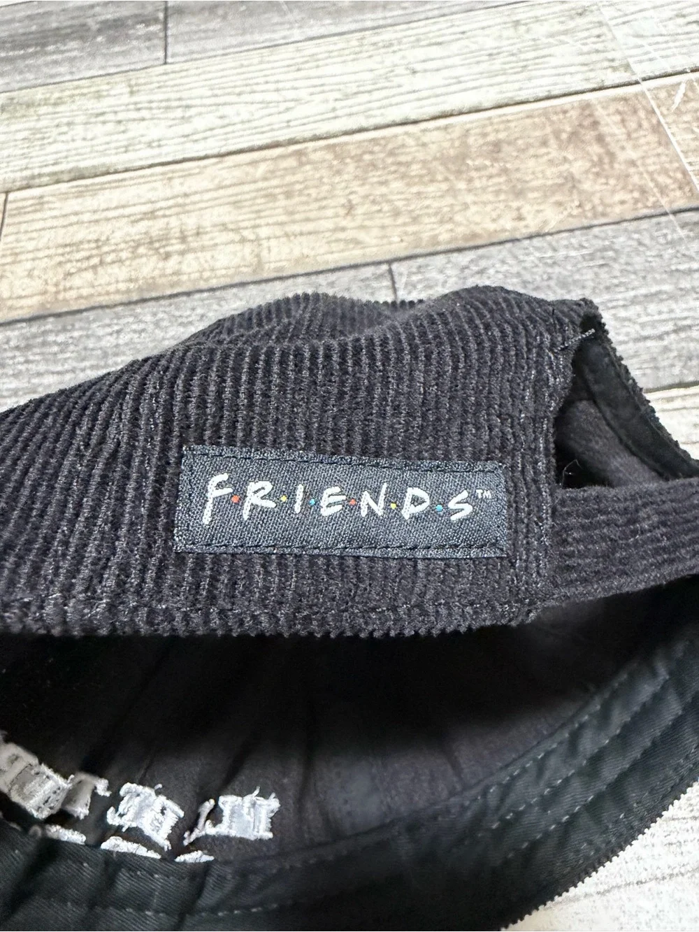 Friends TV Show I’LL BE THERE FOR YOU Corduroy Black Adjustable Dad Hat